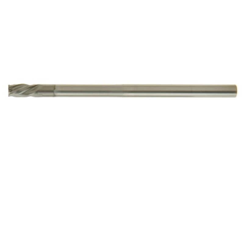 End Mill .500" 4-Flute Single End Flat End X Length Solid Carbide - CVD D2 Coating  